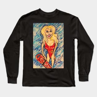 Pamela Anderson C.J Parker Baywatch Long Sleeve T-Shirt